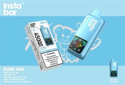 Insta Hyperbar Rush 45K Pwff Vape tafladwy Cyfanwerthu