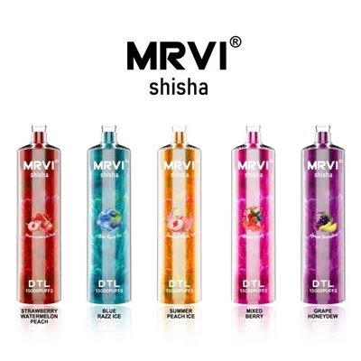 Mrvi Dtl Shisha 15000 Pw Cyfanwerthu Vape tafladwy
