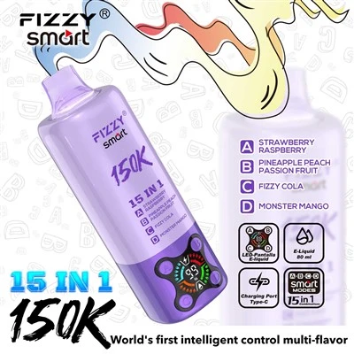 FIZZY SMART 150000 PUFF(15 mewn 1)