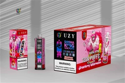 UZY SISHA HOOKAH KING 120000 tafladwy poeth gwerthu Vape